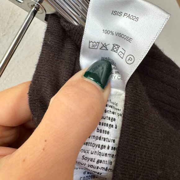 Sporty & Rich SRHWC Ribbed straight-leg Trousers | Brown Size Small - Picture 4 of 4